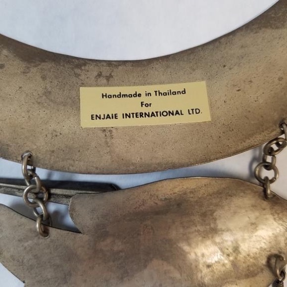 Enjaie Intl Statement Necklace Made in Thailand - Picture 6 of 7